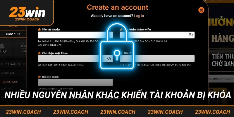 Tài Khoản 23win Bị Khóa Và Hướng Dẫn Cách Khắc Phục Cụ Thể 2 Nhiều nguyên nhân khác khiến tài khoản bị khóa